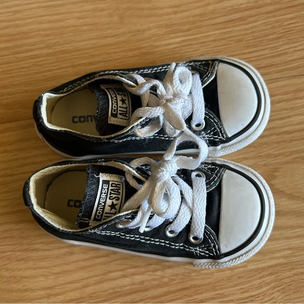 Converse Chuck Taylor All Stars Black Low Top Shoes Infant 6